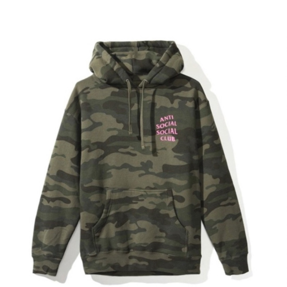Anti Social Social Club "Break Me Camo" Hoodie - Picture 2 of 3